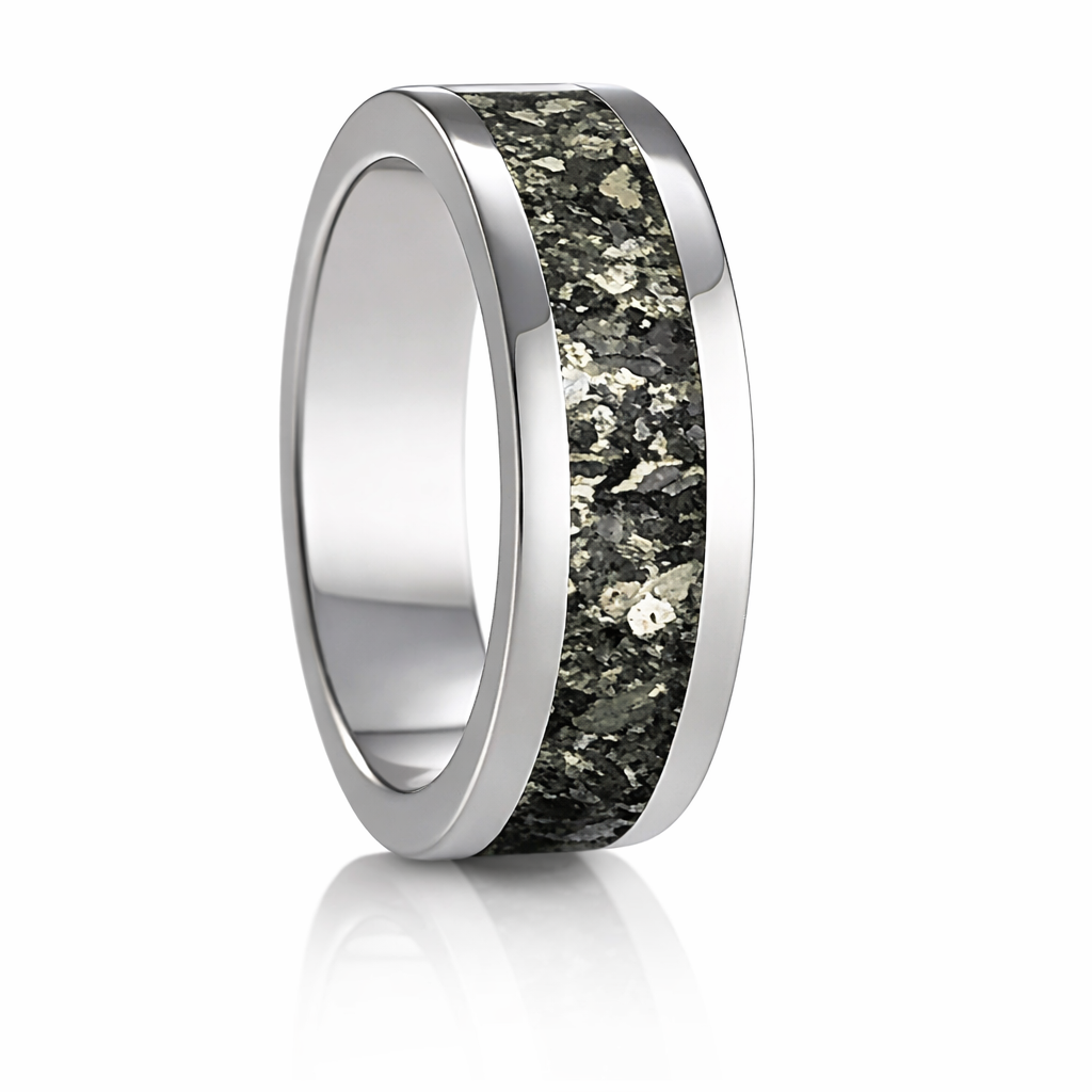 Bespoke Memorial Ring with Ashes Inlay – 925 Sterling Silver