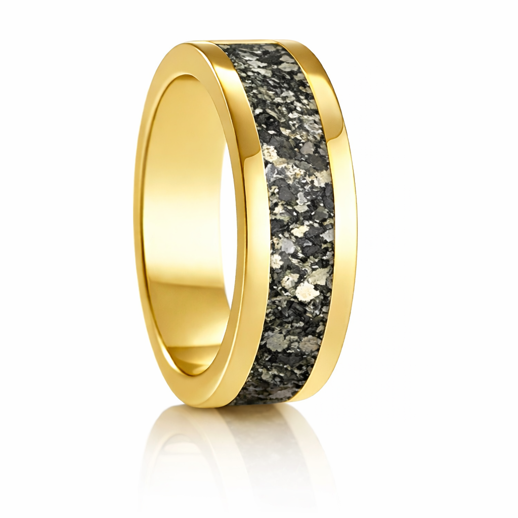 Bespoke Memorial Ring with Ashes Inlay – Solid 9ct/14ct/18ct Gold